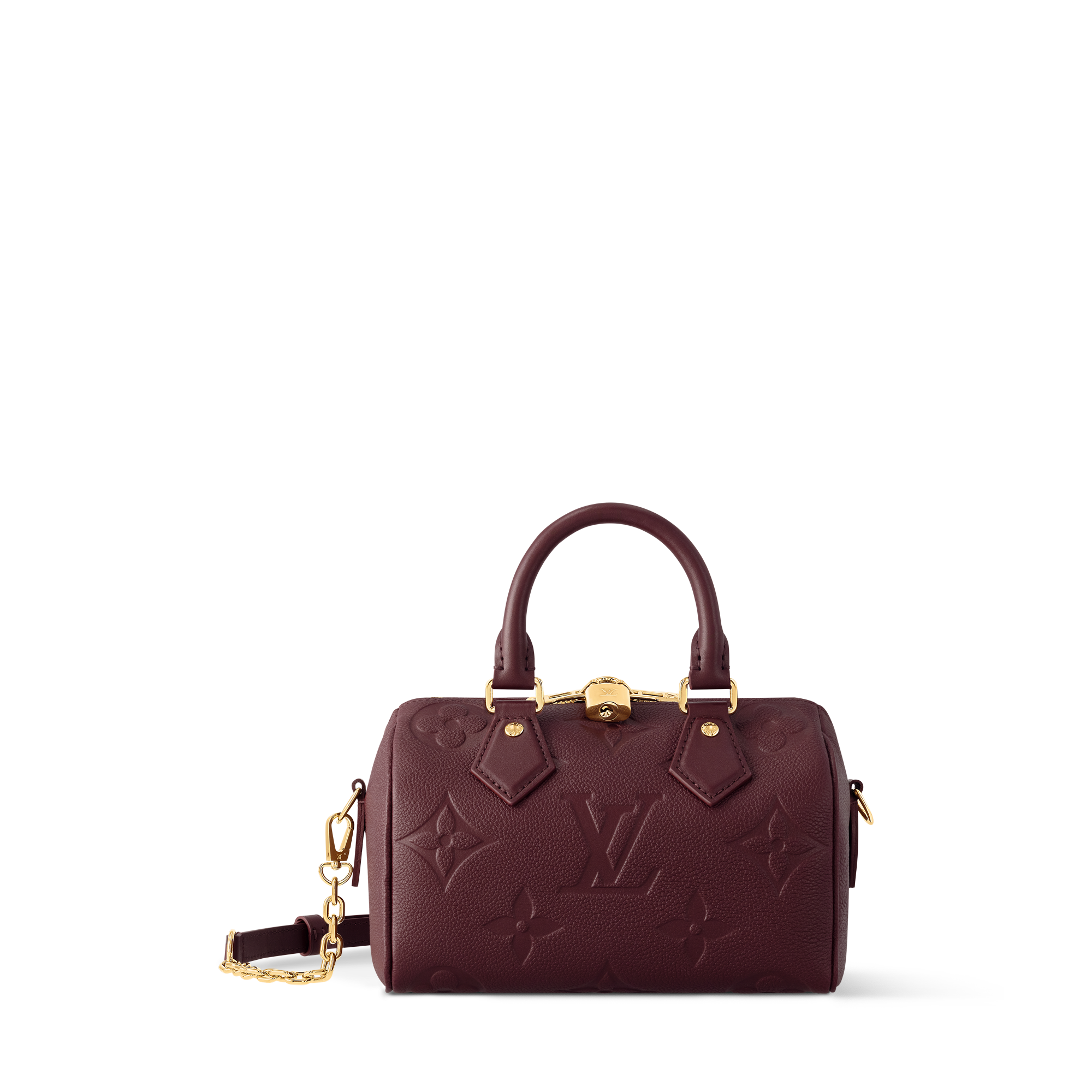 Bolsa Speedy Bandoulière 20 Couro Monogram Empreinte - Bolsas